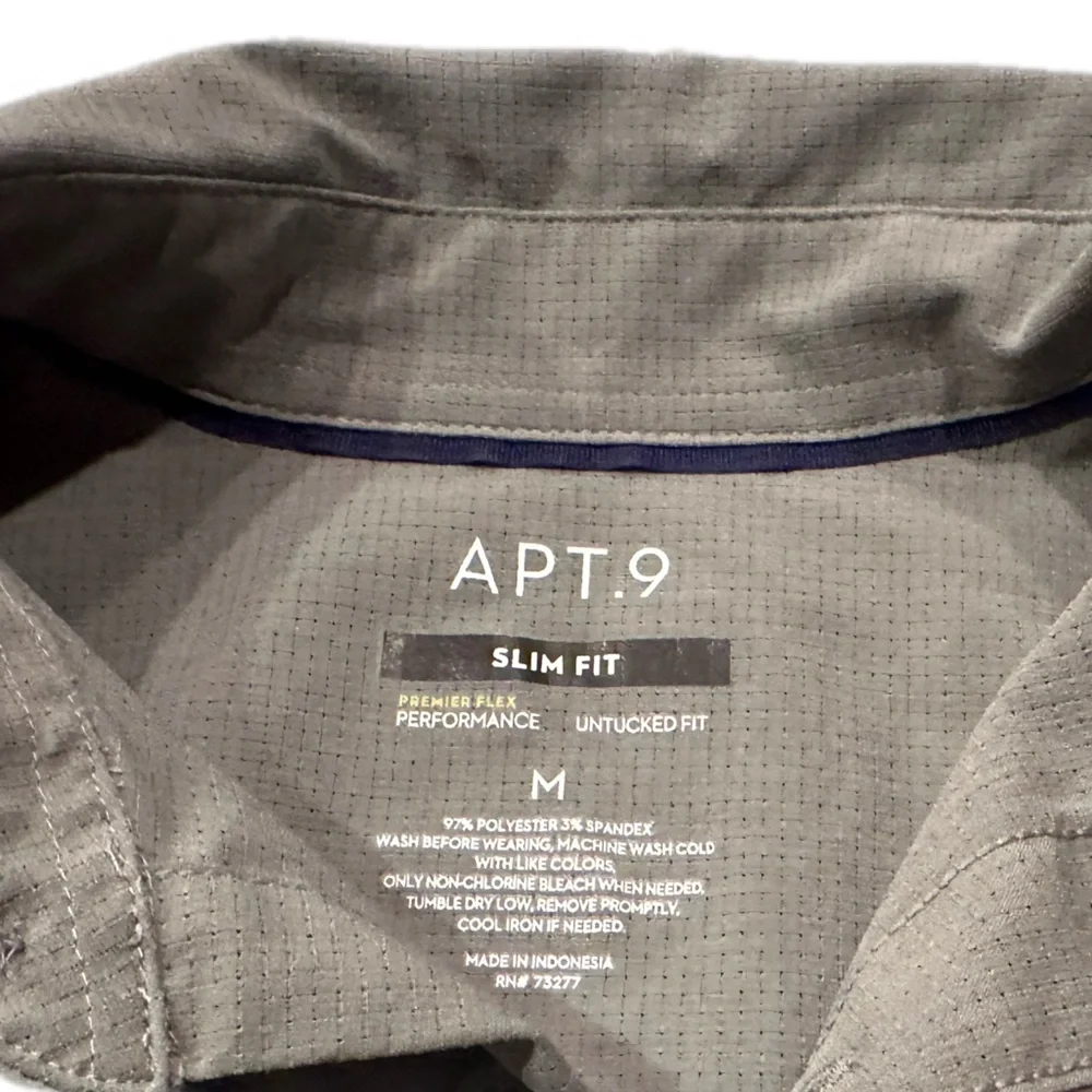 Apt‎ 9 slim fit men’s button down shirt